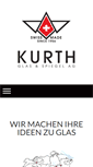 Mobile Screenshot of kurth-glas.ch